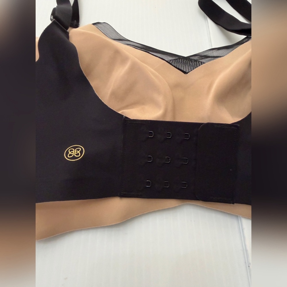 Honeylove Crossover Black and Tan Women's Intimate Bra - XL - Picture 4 of 8
